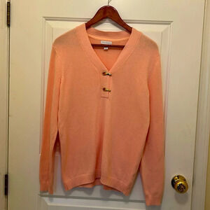 Charter Club sweater, pink, size M